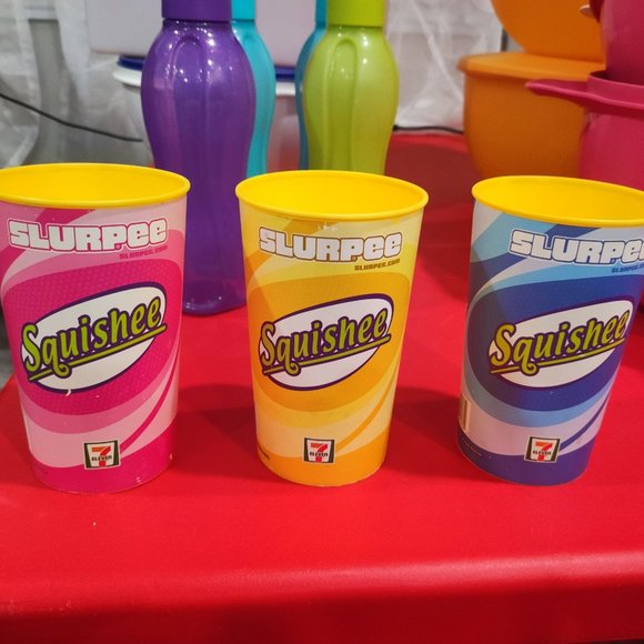 Simpsons Movie Kwik-Mart Slurpee plastic cups Homer Maggie Bart - Picture 2 of 5